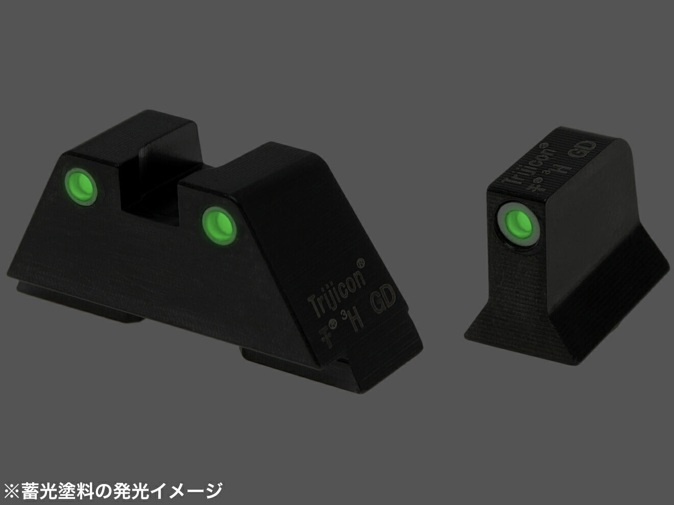 DETONATOR スチールサイト Trijicon GL-201 GLOCK全シリーズ対応