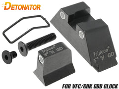 DETONATOR スチールサイト Trijicon GL-201 VFC/GHK GLOCK対応(2025Ver)