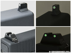 DETONATOR スチールサイト Trijicon GL-201 VFC/GHK GLOCK対応(2025Ver)