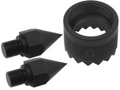 GUARDER スチール タクティカルバレルナット & スパイクピラミッド for マルイ KSG