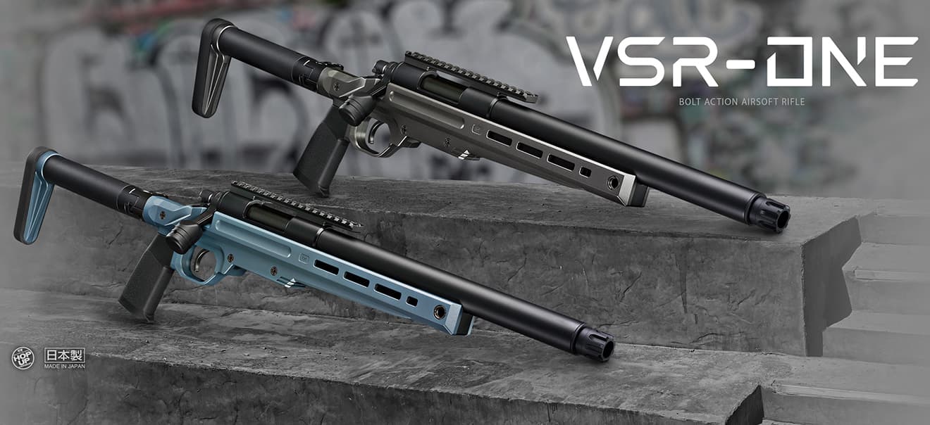 東京マルイ エアーボルトアクションライフル VSR-ONE [カラー：ブラック / ステルスグレー / ファントムブルー / ゴールドエディション]