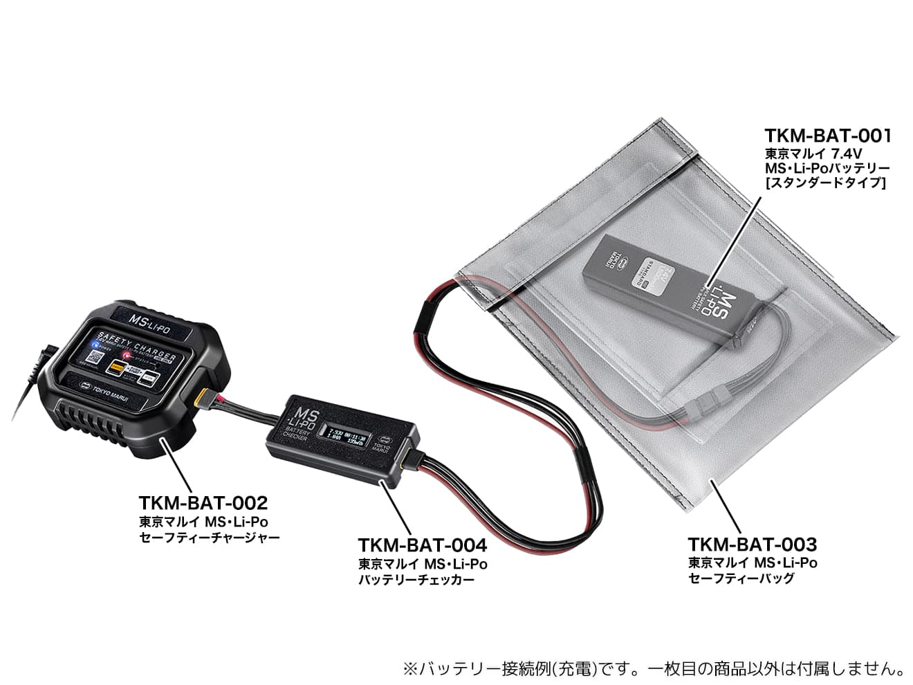 東京マルイ 7.4V MS-Li-Po バッテリー［スタンダードタイプ］【ゆうパケット可】