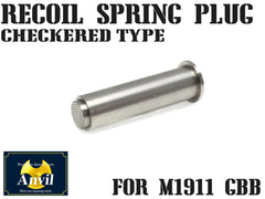 ANVIL M1911 リコイルプラグ チェッカー [カラー：ブラック / シルバー]