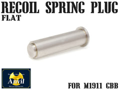 ANVIL M1911 リコイルプラグ フラット [カラー：ブラック / シルバー]