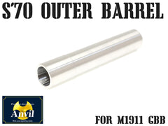 ANVIL M1911 シリーズ70 ステンレスアウターバレル [カラー：ブラック / シルバー]
