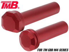 TMB アルミCNC レシーバーロックピン for マルイ GBB M4 [ブラック / ゴールド / レッド]【ゆうパケット可】