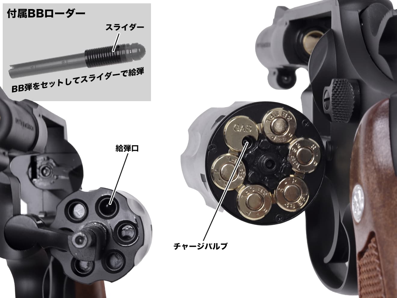 タナカ] S&W M10 ミリタリー&ポリス 2インチ HW ver.3 ガス