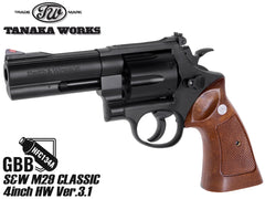 タナカワークス S&W M29 クラシック 4inch HW Ver.3.1 ガス