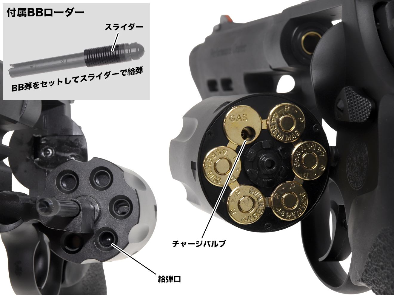 タナカワークス S&W M29 パフォーマンスセンター 5インチ ブイコンプ Ver3 HW ガスガン