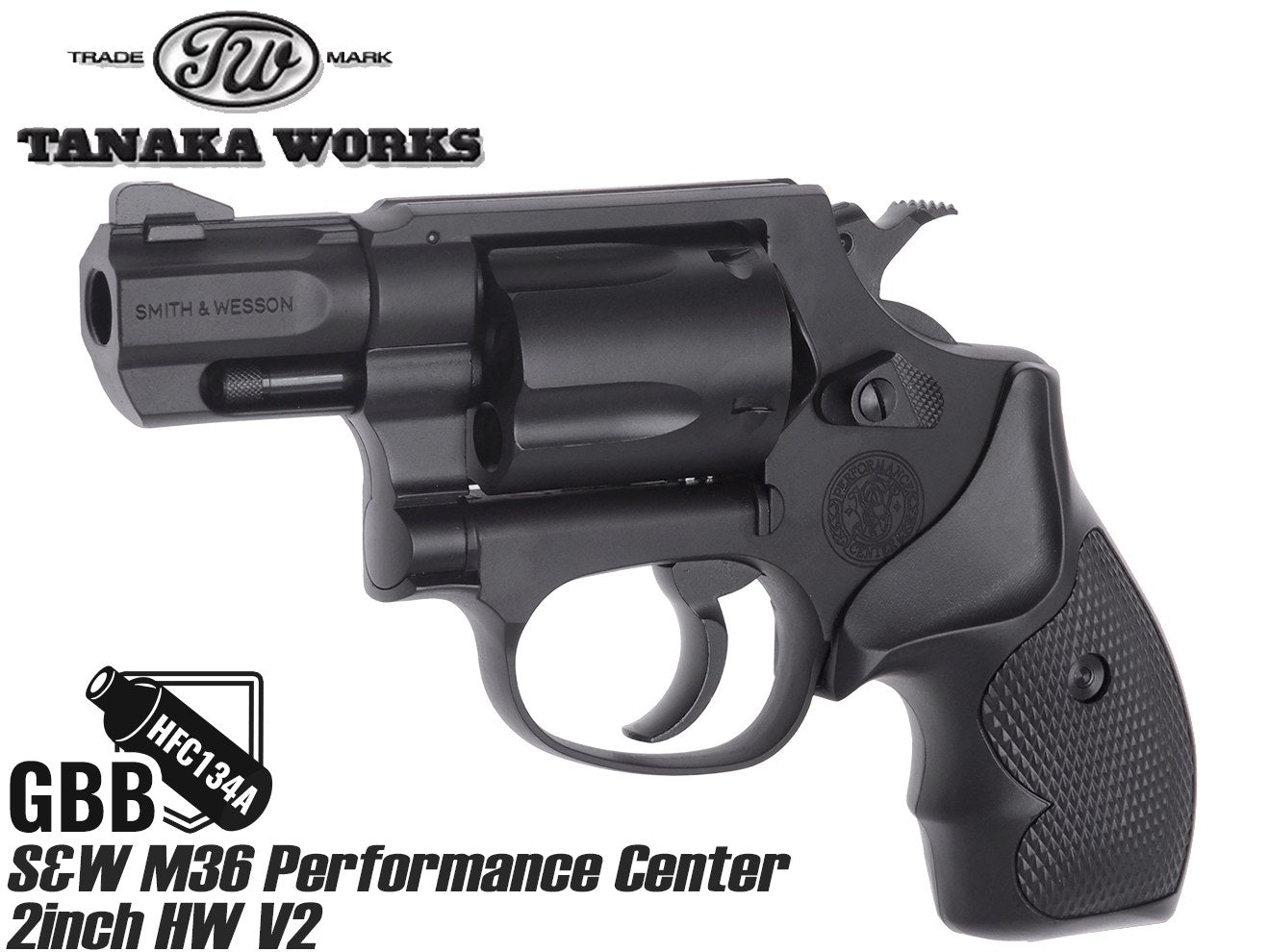 タナカワークス ガスガン Performance Center M36 2インチ HW Ver2