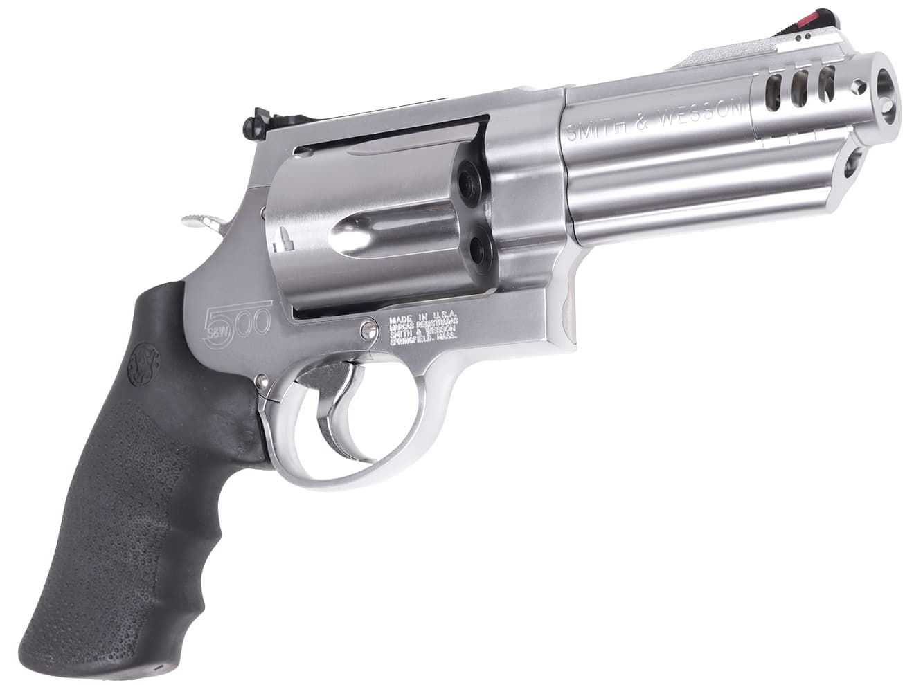 タナカワークス ガスガン S&W M500 ステンレスフィニッシュ ペガサスVer2 [サイズ：8-3/8インチ / 3+1インチ / PC 6.5インチ / PC 10.5インチ]
