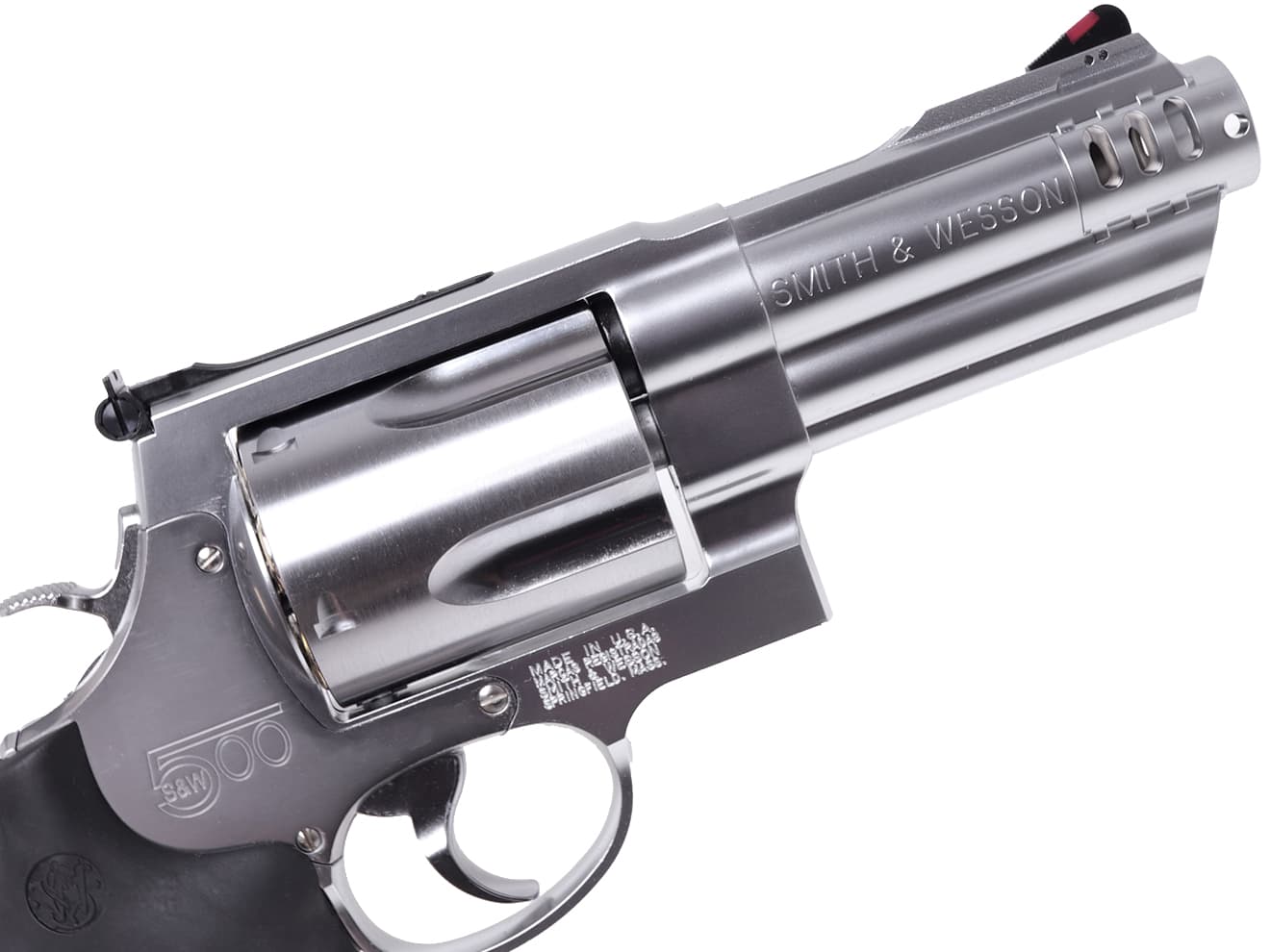タナカワークス ガスガン S&W M500 ステンレスフィニッシュ ペガサスVer2 [サイズ：8-3/8インチ / 3+1インチ / PC 6.5インチ / PC 10.5インチ]