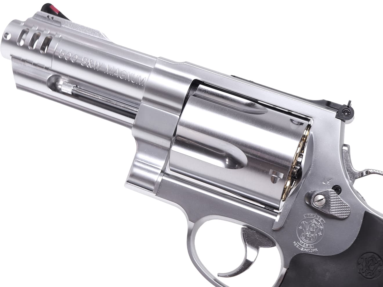 タナカワークス ガスガン S&W M500 ステンレスフィニッシュ ペガサスVer2 [サイズ：8-3/8インチ / 3+1インチ / PC 6.5インチ / PC 10.5インチ]