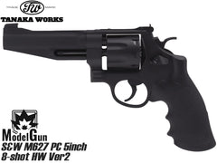 タナカワークス モデルガン M627 Performance Center 5inch 8-shot モデルガン HW Ver.2 ブラック 