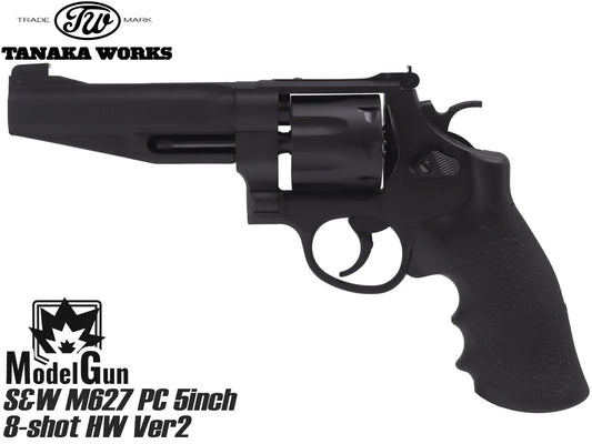 タナカワークス モデルガン M627 Performance Center 5inch 8-shot モデルガン HW Ver.2 ブラック 