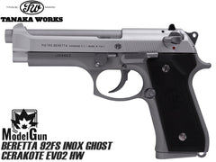 タナカワークス モデルガン 92FS INOX Ghost セラコート Evolution2 HW