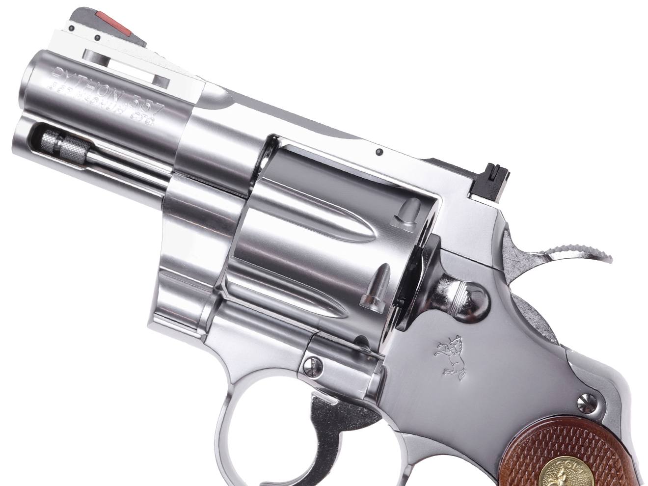 タナカワークス モデルガン COLT パイソン 357 2.5インチ R-model ステンレスフィニッシュ [サイズ：2.5インチ / 3インチ / 4インチ / 6インチ]