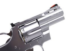 タナカワークス ガスガン COLT パイソン 357 R-model ステンレスフィニッシュ 本体 [サイズ：2.5インチ / 3インチ / 4インチ / 6インチ]