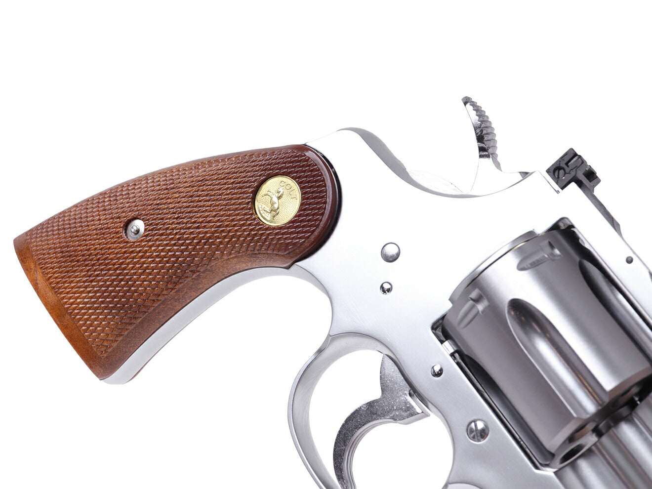 タナカワークス ガスガン COLT パイソン 357 R-model ステンレスフィニッシュ 本体 [サイズ：2.5インチ / 3インチ / 4インチ / 6インチ]
