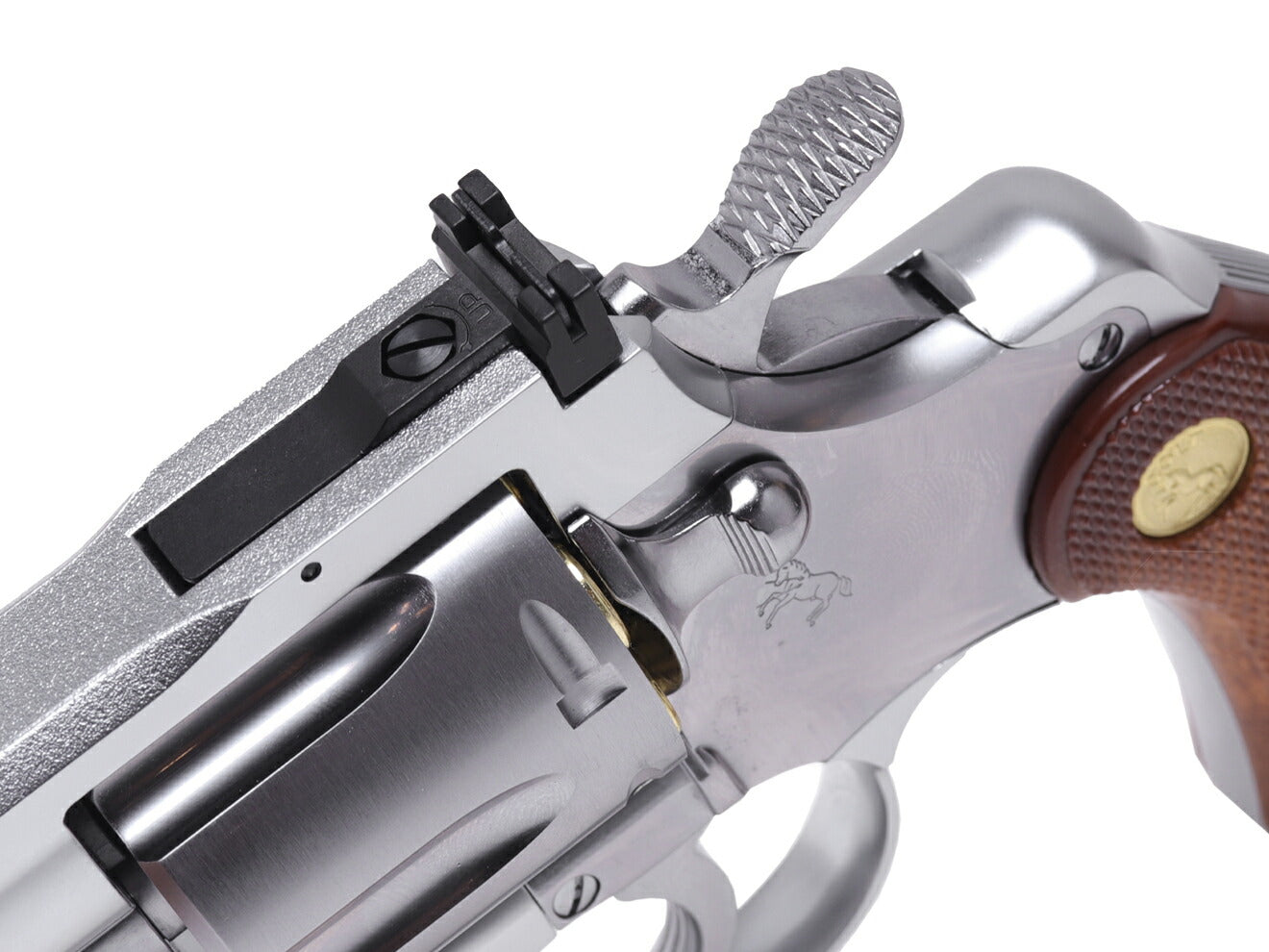 タナカワークス ガスガン COLT パイソン 357 R-model ステンレスフィニッシュ 本体 [サイズ：2.5インチ / 3インチ / 4インチ / 6インチ]