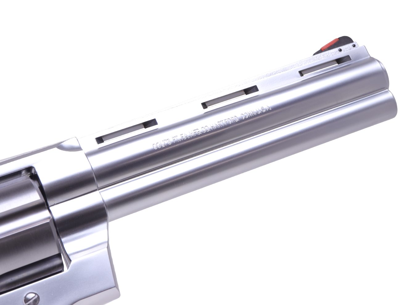 タナカワークス ガスガン COLT パイソン 357 R-model ステンレスフィニッシュ 本体 [サイズ：2.5インチ / 3インチ / 4インチ / 6インチ]