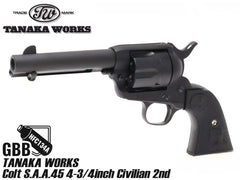 TANAKA WORKS Colt S.A.A.45 4-3/4inch Civilian 2nd タナカ コルト シングルアクション
