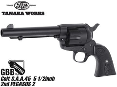 TANAKA WORKS Colt S.A.A.45 2nd ペガサス2(ガスガン) [サイズ：4-3/4inch ・ 5-1/2inch ・ 7-1/2inch]