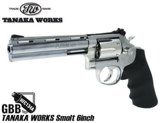TANAKA WORKS ガスリボルバーSmolt ステンレスフィニッシュVer.3 [長さ：4インチ / 6インチ]