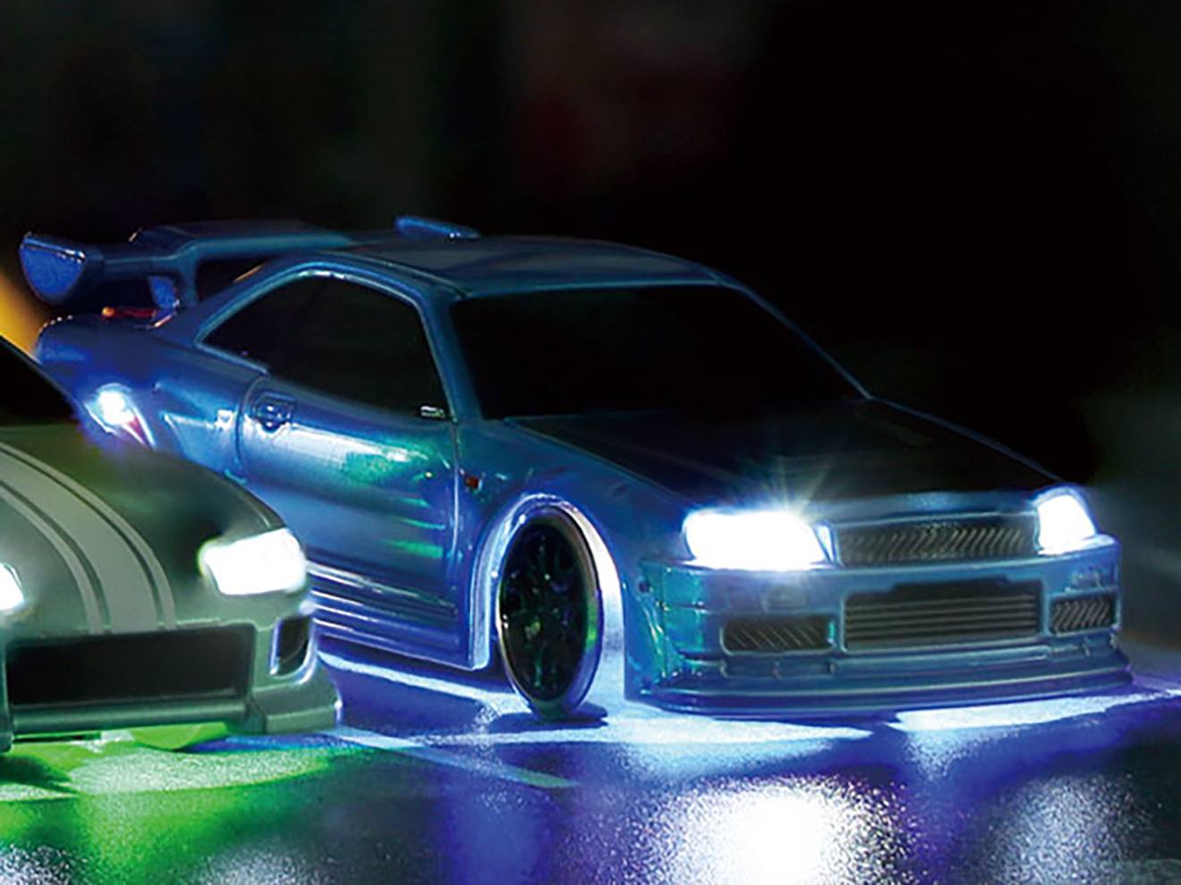 TURBO RACING 1/76スケール ドリフトカー [車種：C64ブルー