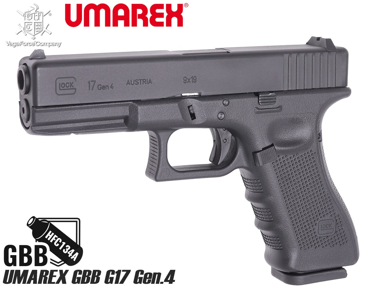 Umarex ガスブローバックガン本体 グロック G17 [世代：Gen3 / Gen4 / Gen5]