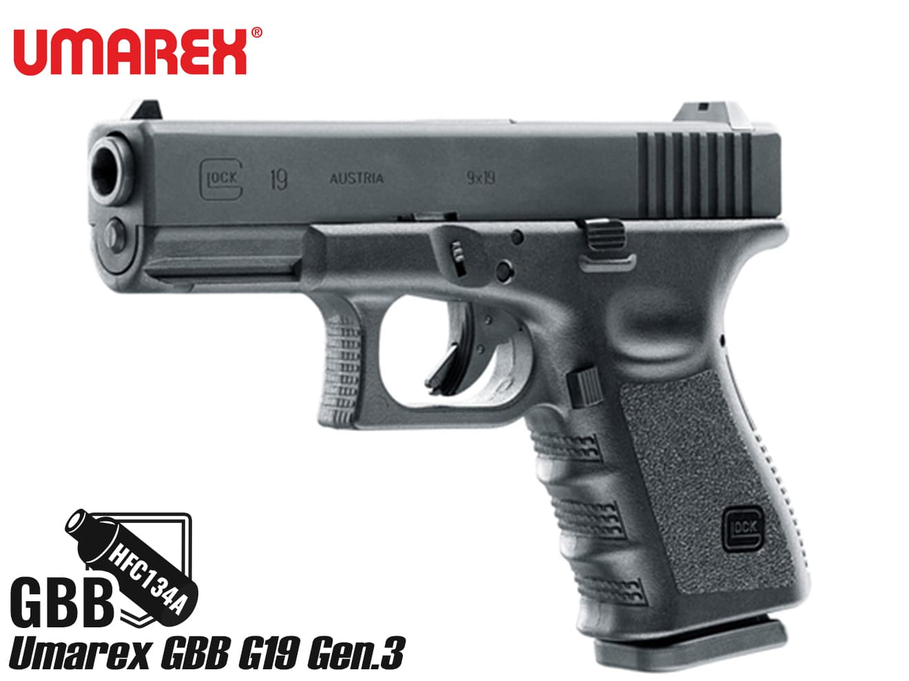 Umarex ガスブローバックガン本体 グロック G19 [世代：Gen3 / Gen4]