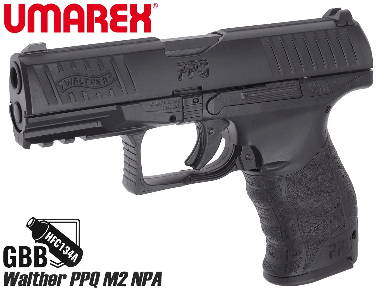 Umarex Walther PPQ M2 NPA GBBハンドガン