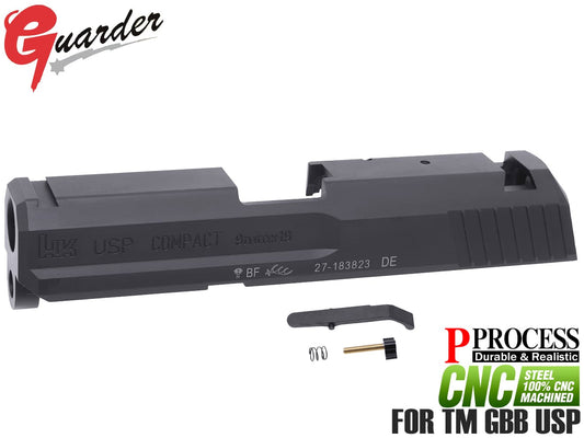 GUARDER USP 9mmマーキング スチールCNC スライド for マルイ GBB USPコンパクト