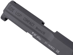 GUARDER USP 9mmマーキング アルミCNC スライド for マルイ GBB USPコンパクト [カラー：BK / SV]