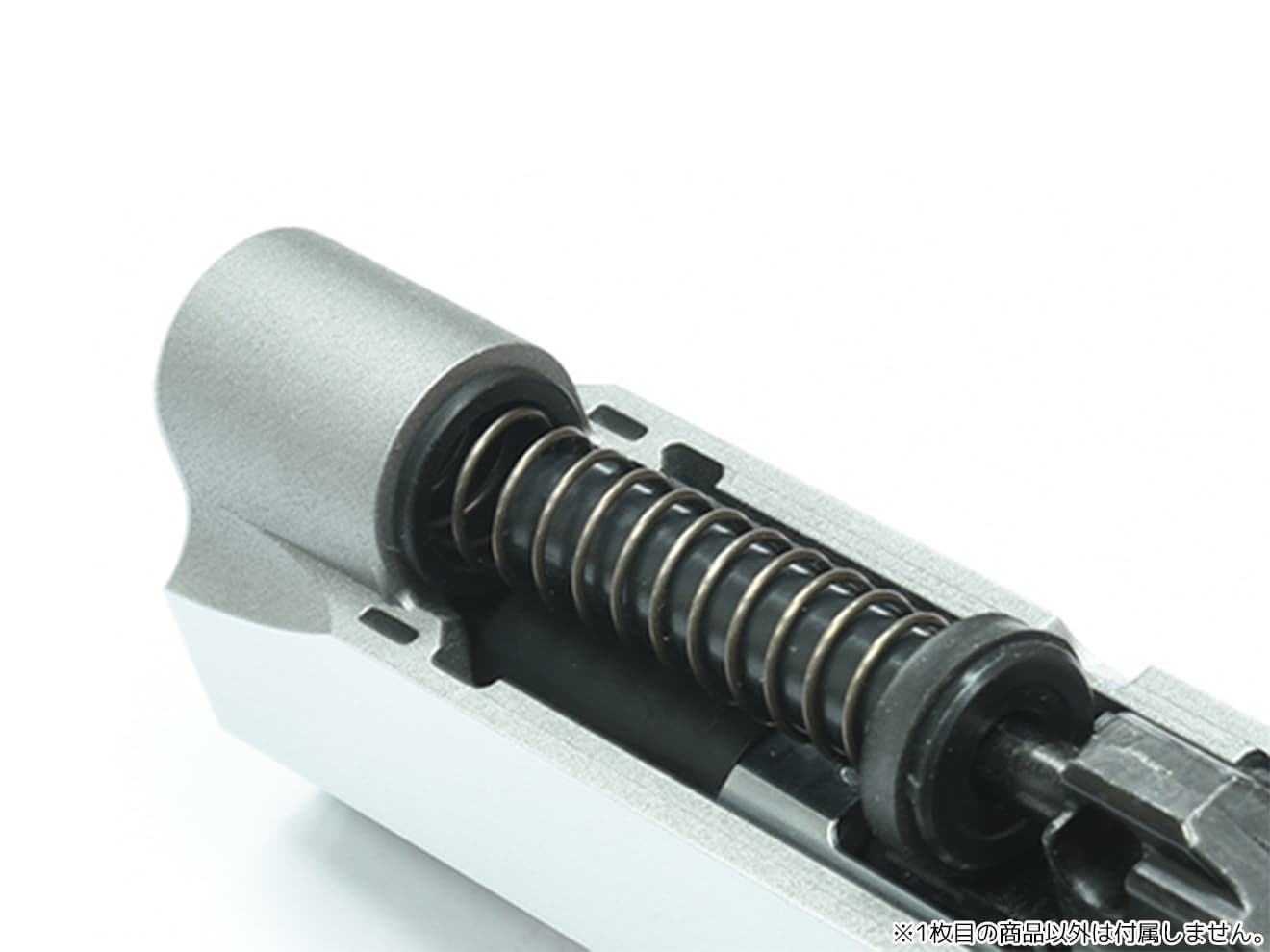 GUARDER スチール CNC リコイルスプリングキャップ for マルイ V10 (BK