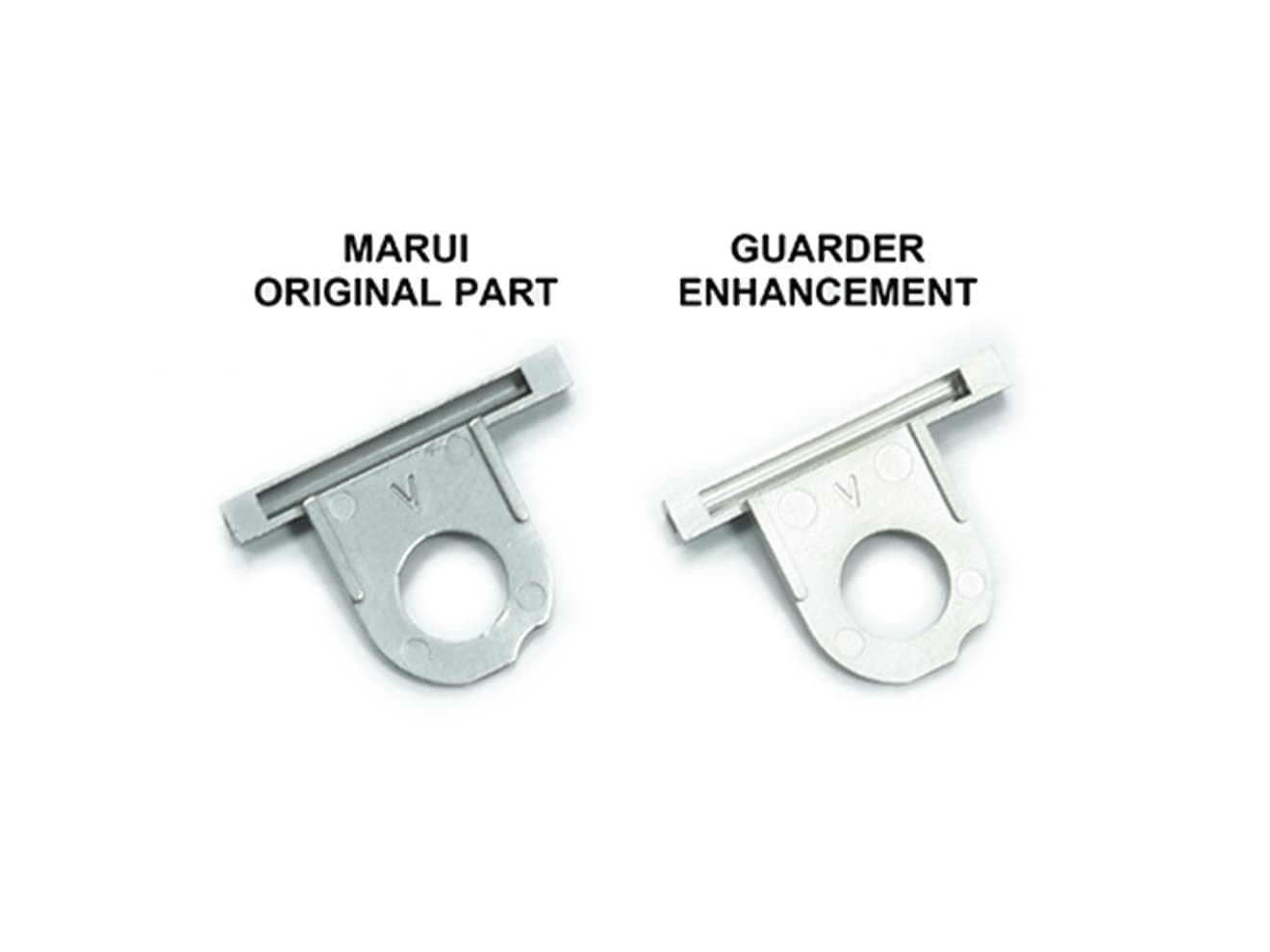 GUARDER ステンレス プランジャーガイド for マルイ V10 [カラー：ブラック / シルバー]