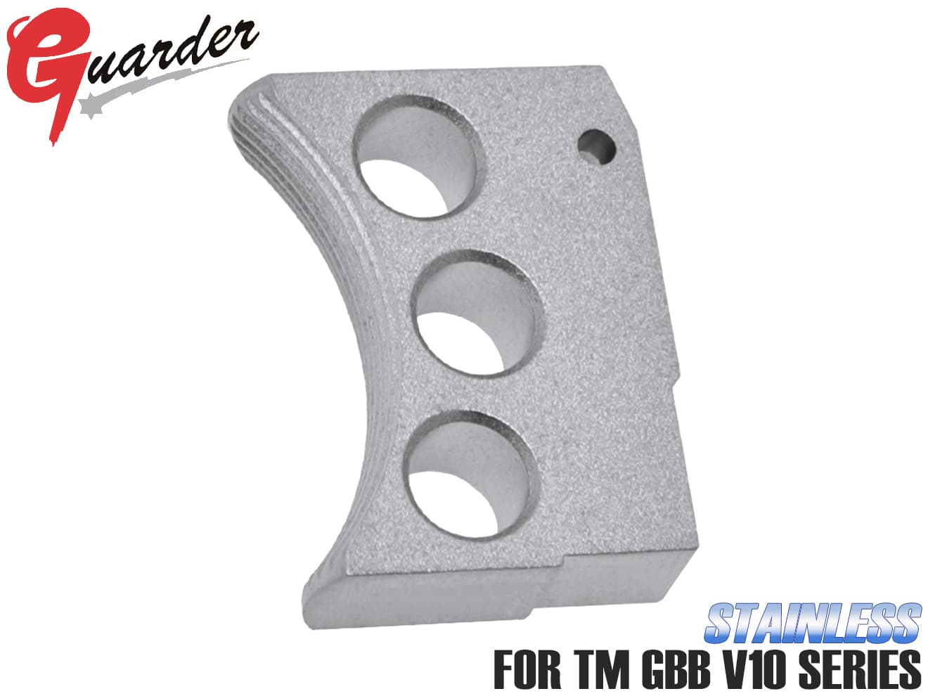 GUARDER ステンレス(P-PROCESS) 3ホール トリガー for マルイ V10 [カラー：BK / SV]