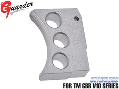 GUARDER ステンレス(P-PROCESS) 3ホール トリガー for マルイ V10 [カラー：BK / SV]