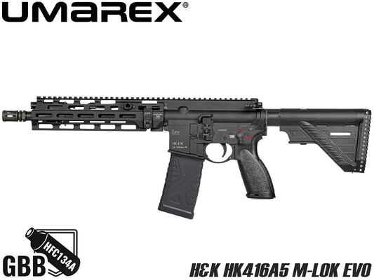 Umarex H&K HK416A5 M-LOK EVO GBBR (JPver./HK Licensed) BK [VFC OEM] [カラー：ブラック / RAL8000]