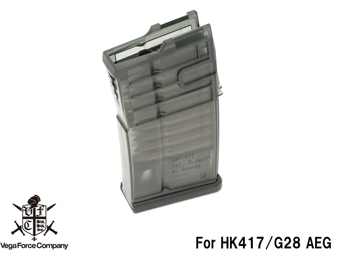 VFC HK ガスマガジン VFC HK417/G28 AEG用 Hi-Capマガジン550連 | ミリタリーベース
