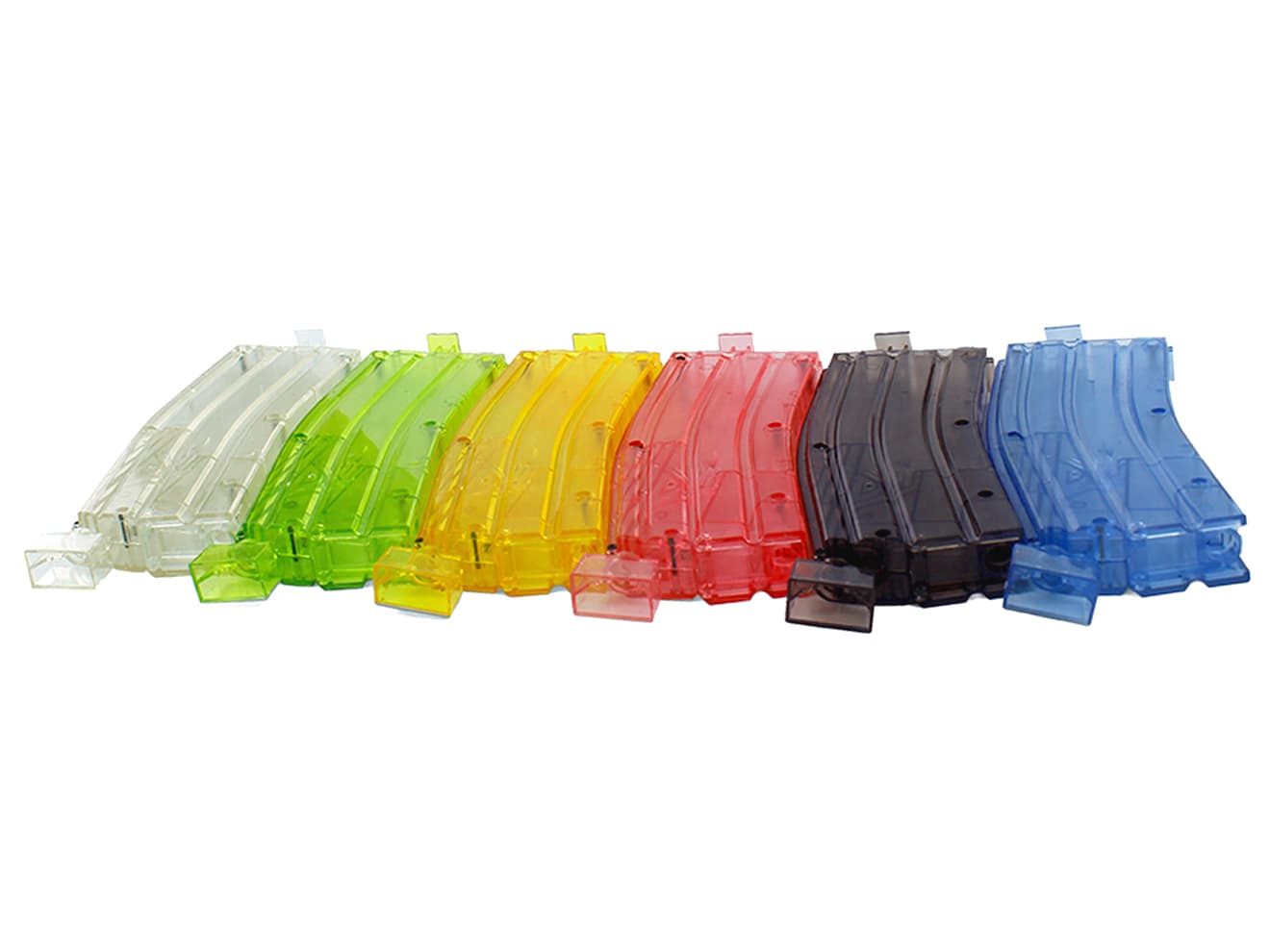 WoSporT 5.56マガジン型 BBローダー 470Rds [カラー：ブラック / ブルー / クリア / グリーン / ピンク / イエロー]