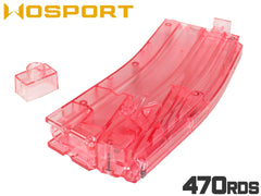 WoSporT 5.56マガジン型 BBローダー 470Rds [カラー：ブラック / ブルー / クリア / グリーン / ピンク / イエロー]