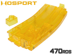 WoSporT 5.56マガジン型 BBローダー 470Rds [カラー：ブラック / ブルー / クリア / グリーン / ピンク / イエロー]