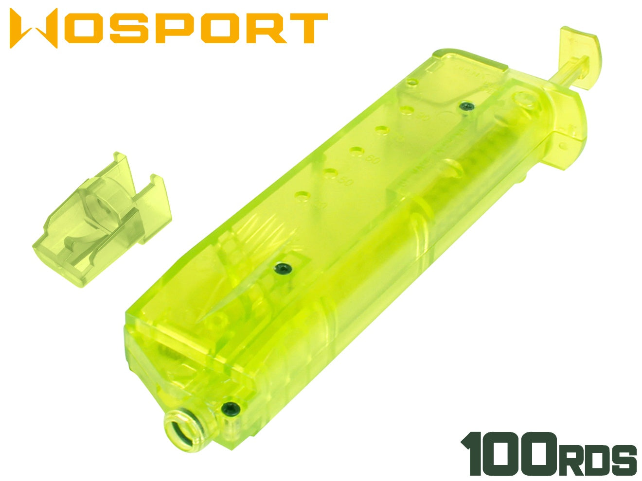WoSporT ピストルマガジン型 BBローダー 100Rds [カラー