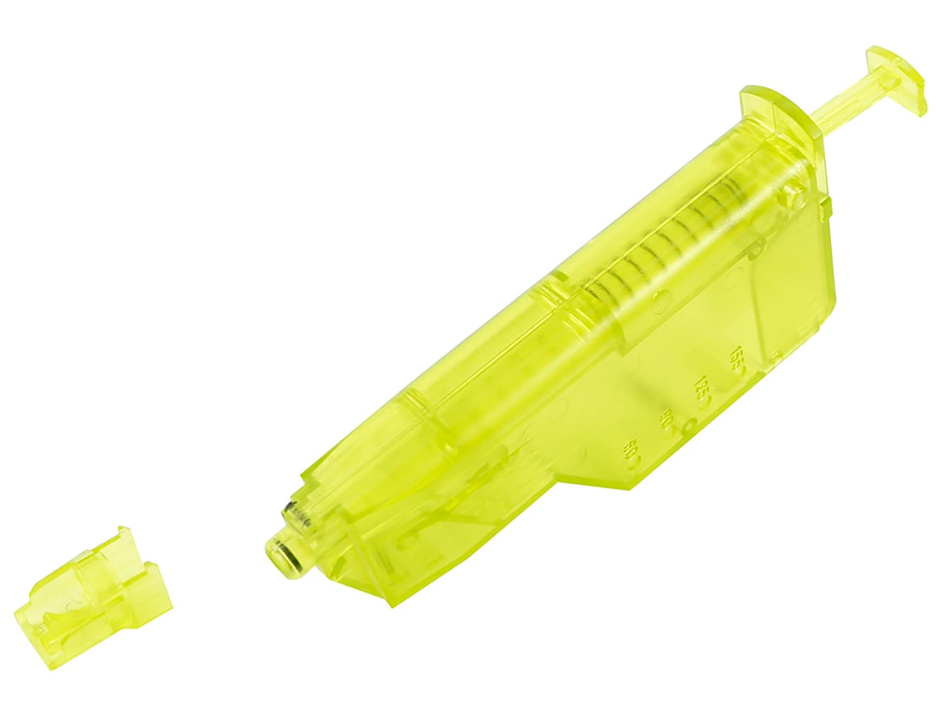 WoSporT ピストルマガジン型 ラージBBローダー 155Rds [カラー：ブラック / ブルー / クリア / グリーン / ピンク / イエロー]