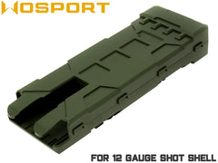 WoSporT 12GA ショットシェルマガジンポーチ MOLLE [カラー：ブラック / クリア / オリーブドラブ / タン]