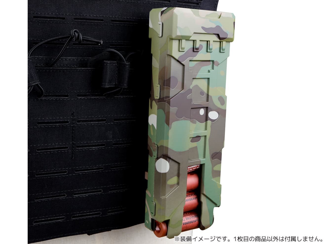 WoSporT 12GA ショットシェルマガジンポーチ MOLLE [カラー：ブラック / クリア / オリーブドラブ / タン]