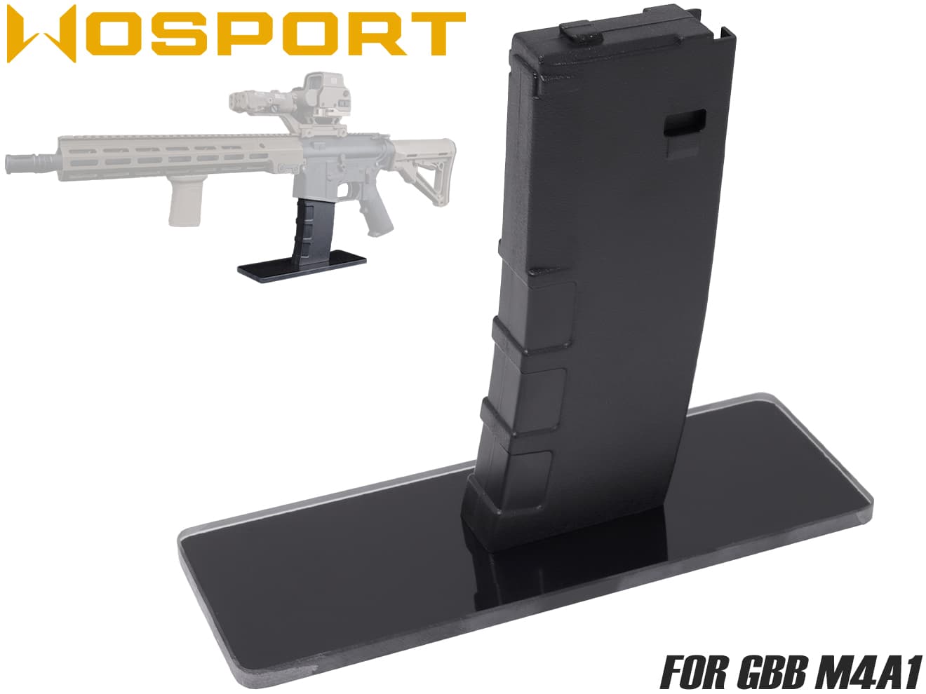 WoSporT AR-15 ライフルディスプレイスタンド for M4/M16 [対応：GBB / AEG]