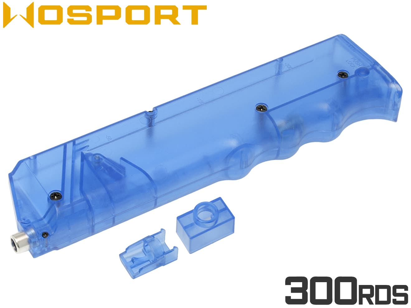 WoSporT エンハンスド クイックBBローダー 300Rds [カラー：ブラック / ブルー / クリア / グリーン / ピンク / イエロー]
