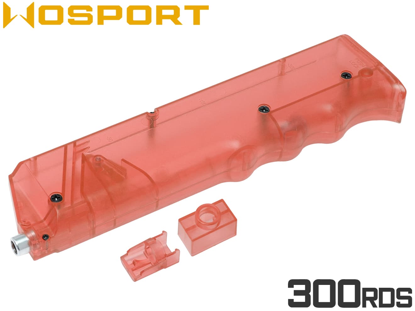 WoSporT エンハンスド クイックBBローダー 300Rds [カラー：ブラック / ブルー / クリア / グリーン / ピンク / イエロー]